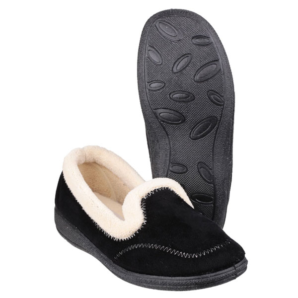Maier Soft Velour Slip On Slippers