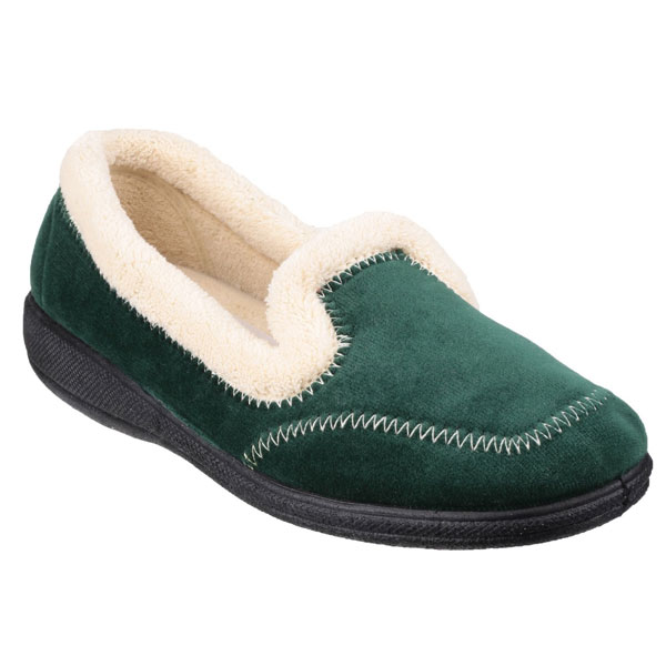 Maier Soft Velour Slip On Slippers