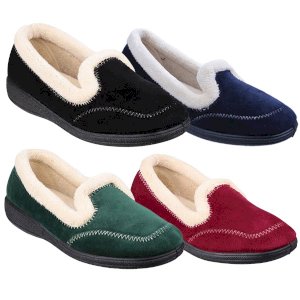 Maier Soft Velour Slip On Slippers
