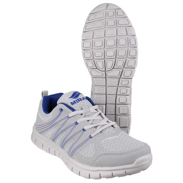 Mirak Men’s Lace-Up Sports Trainers with Mesh Panels