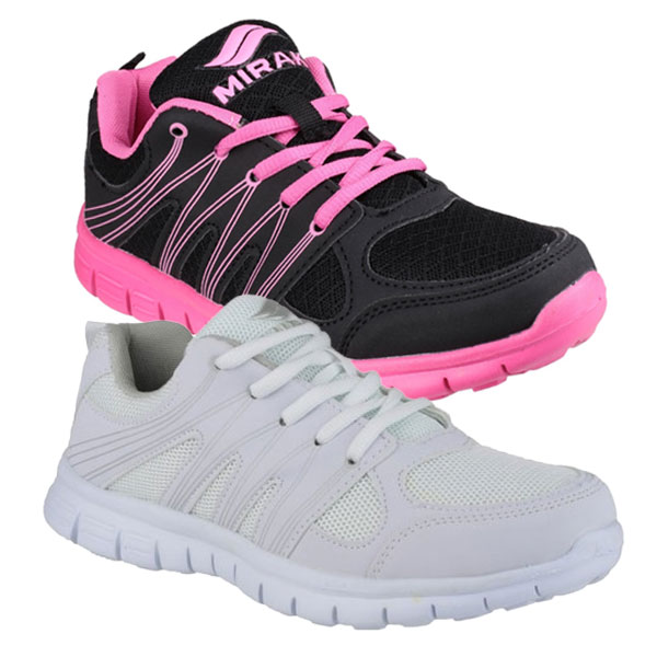 Ladies Milos Lightweight Lace Up Trainers