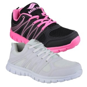 Ladies Milos Lightweight Lace Up Trainers