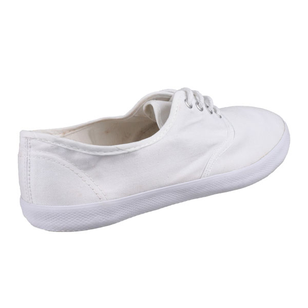 Mirak GB White PE Plimsolls Large