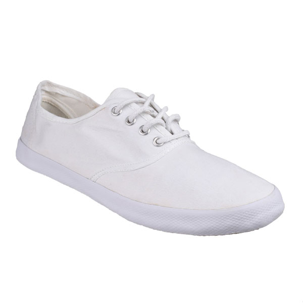 Mirak GB White PE Plimsolls Large