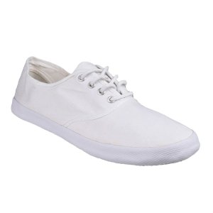 Mirak GB White PE Plimsolls Large