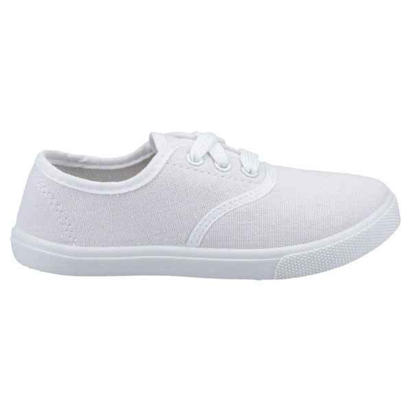 Mirak Small Fit Classic White Plimsolls