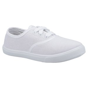 Mirak Small Fit Classic White Plimsolls