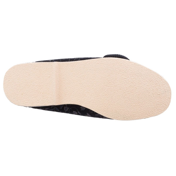 Nola Touch Fasten Extra Wide Slipper