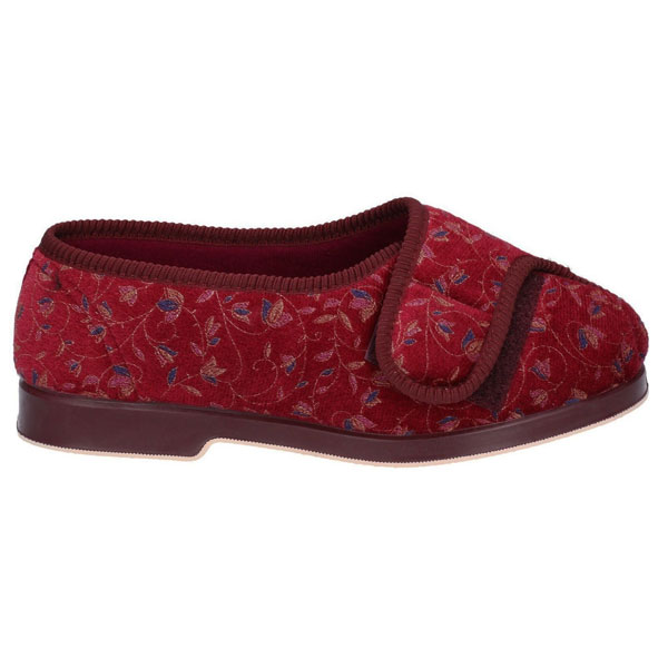 Nola Touch Fasten Extra Wide Slipper