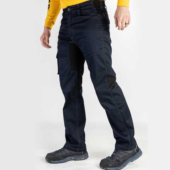 Operator Flex Waist Gusset Trouser Navy