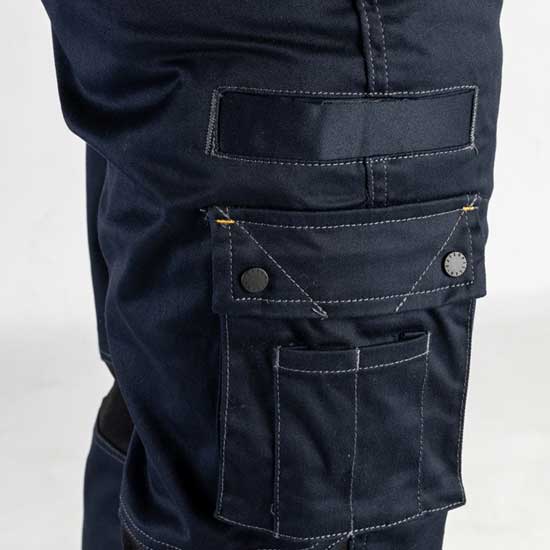 Operator Flex Waist Gusset Trouser Navy