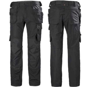 Oxford Men's Black Secure Pocket Site Trousers
