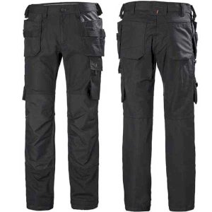 Oxford Men's Black Secure Pocket Site Trousers