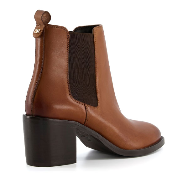 Pembly Leather Chelsea Boots with Low Heel