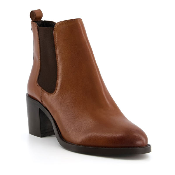 Pembly Leather Chelsea Boots with Low Heel