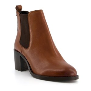 Pembly Leather Chelsea Boots with Low Heel