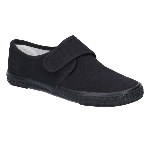 Touch Fastening School Plimsolls