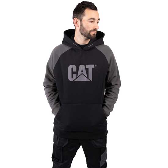 Raglan Hooded Sweatshirt With Chest Logo
