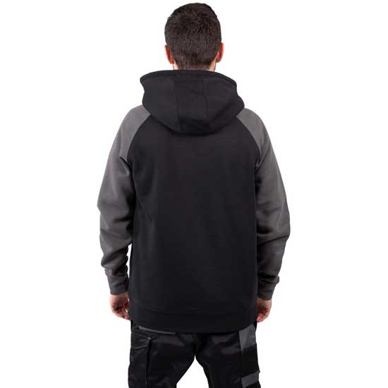 Raglan Hooded Sweatshirt With Chest Logo