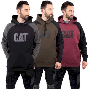 Raglan Hooded Sweatshirt With Chest Logo
