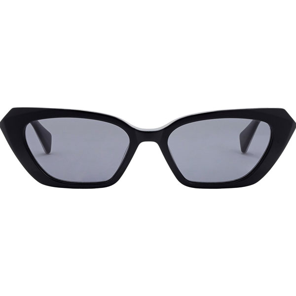 Rei Bold Black Cat Eye Sunglasses
