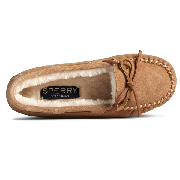Reina Cow Suede Warm Lined Slipper