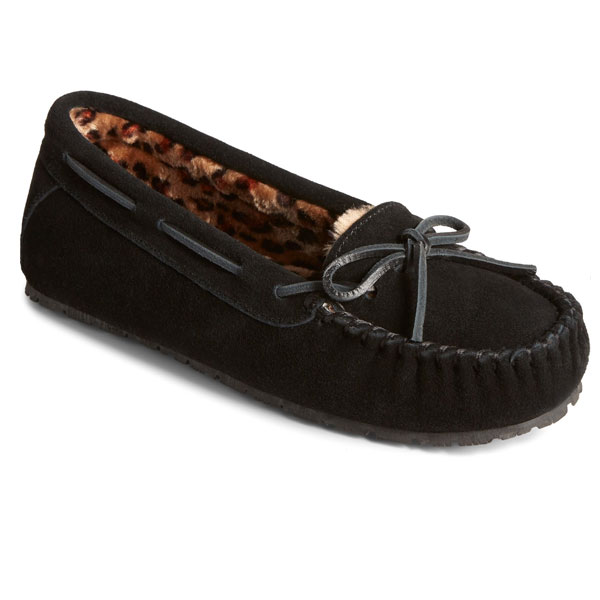 Reina Cow Suede Warm Lined Slipper