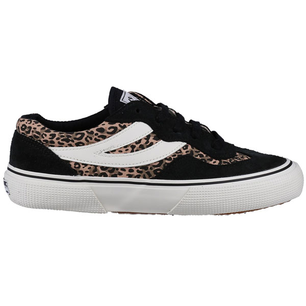 Revolley Bold Leopard Lace-Up Sneaker