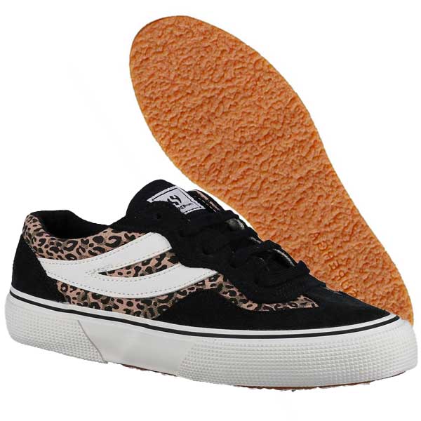Revolley Bold Leopard Lace-Up Sneaker