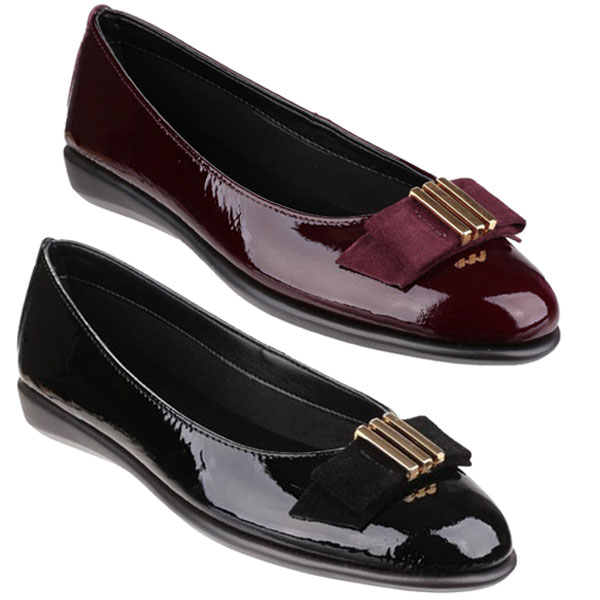 Rise A Bow Lapo Elegant Bow Leather Pumps
