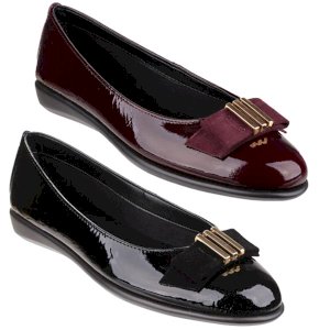 Rise A Bow Lapo Elegant Bow Leather Pumps