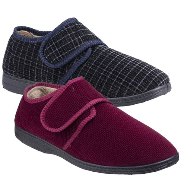 Sam Wide Fit Touch Slipper
