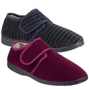 Sam Wide Fit Touch Slipper