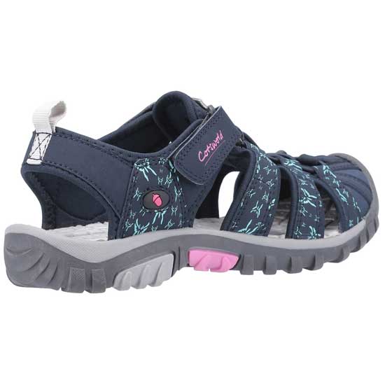 Sandhurst Easy Fasten Open Toe Sandal