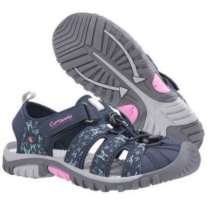 Sandhurst Easy Fasten Open Toe Sandal