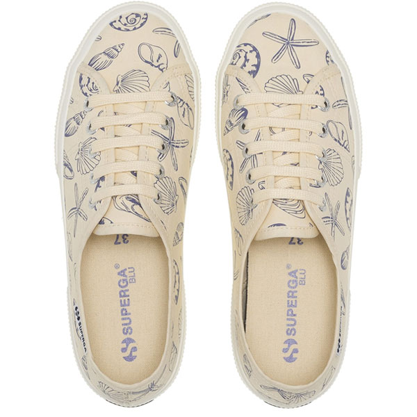 Seashells Print Soft-Step Trainers
