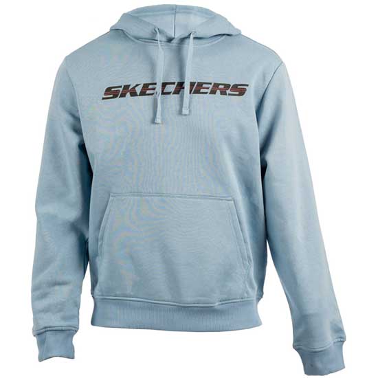 Skechers Motion Brushed Fleece Hoodie in Faded Denim