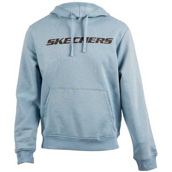 Skechers Motion Brushed Fleece Hoodie in Faded Denim