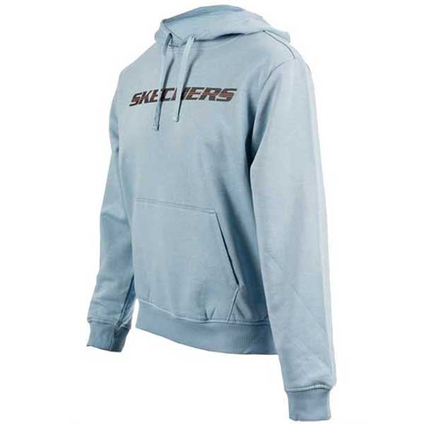 Skechers Motion Brushed Fleece Hoodie in Faded Denim
