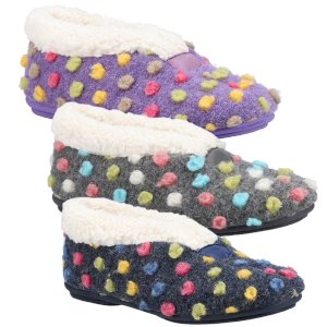 Snowberry Women's Polka Dot Indoor Slipper
