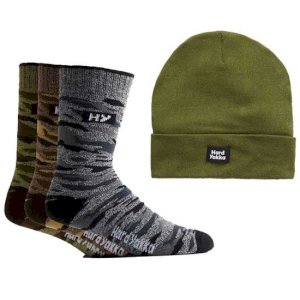 Essential Camo Sock and Beanie
