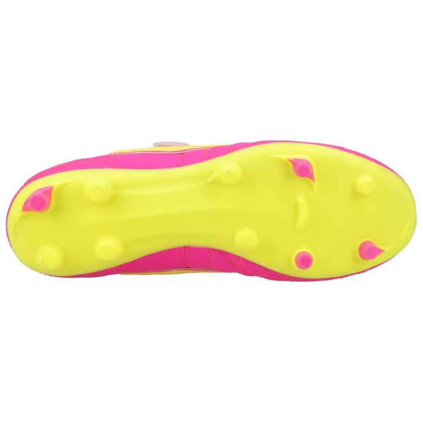 Lace-Free Firm Ground Football Boots for Juniors