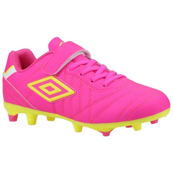 Lace-Free Firm Ground Football Boots for Juniors