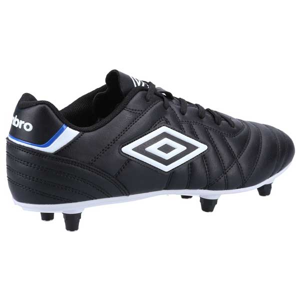 Lace-Up Soft Ground Football Boots with Leather Upper