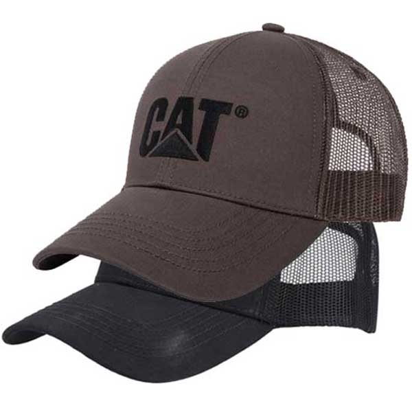 Sporty Snapback Cap with Mesh and Logo
