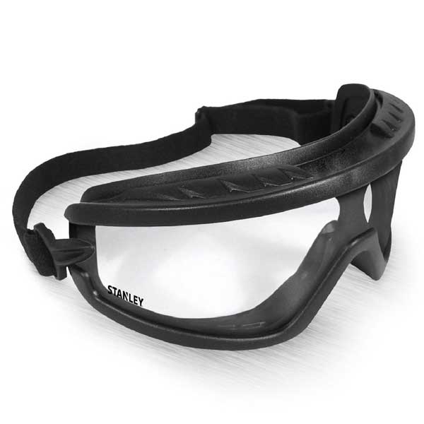 Stanley General Durable Safety Black/Clear Goggles