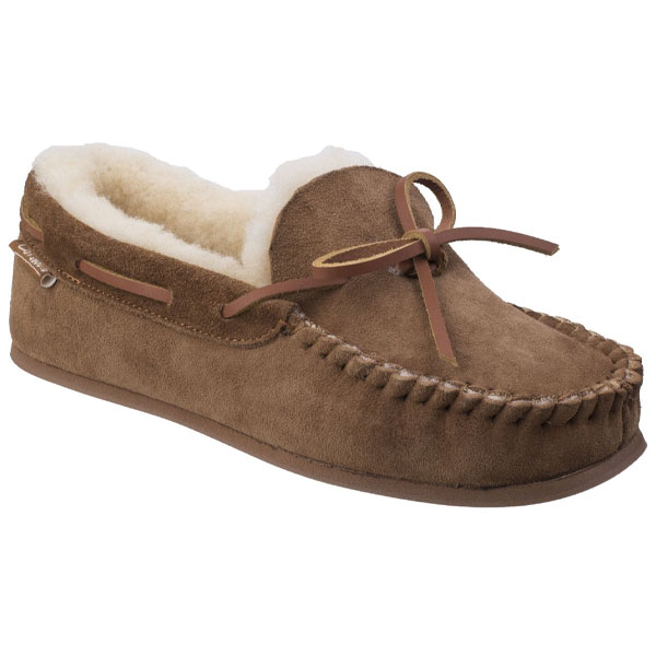 Stanway Moccasin Stitch Sheepskin Slipper