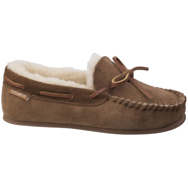 Stanway Moccasin Stitch Sheepskin Slipper