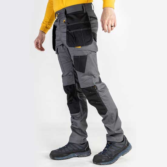 Stretch Pocket Work Trousers Featuring Cordura Knee Pads