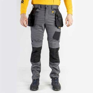 Stretch Pocket Work Trousers Featuring Cordura Knee Pads
